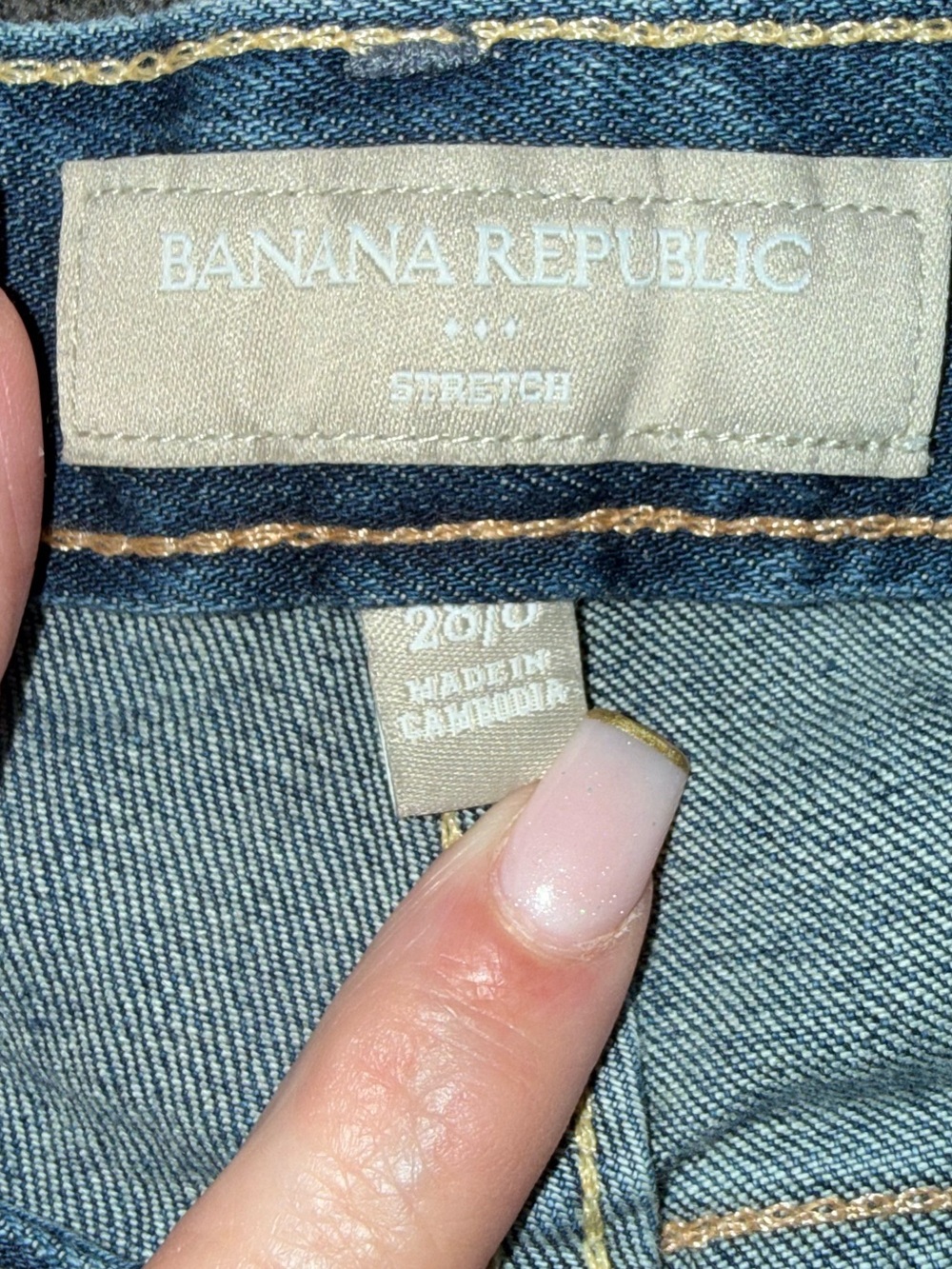 Banana Republic Stretch Cuffed Capri Jeans Women’s 28/6 Medium Wash - Picture 8 of 10